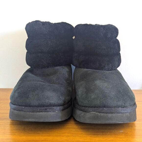 Ugg Quilted Booties 9 Boho Grunge Cozycore Cabincore Coastal Cowgirl Preppy - Picture 5 of 14